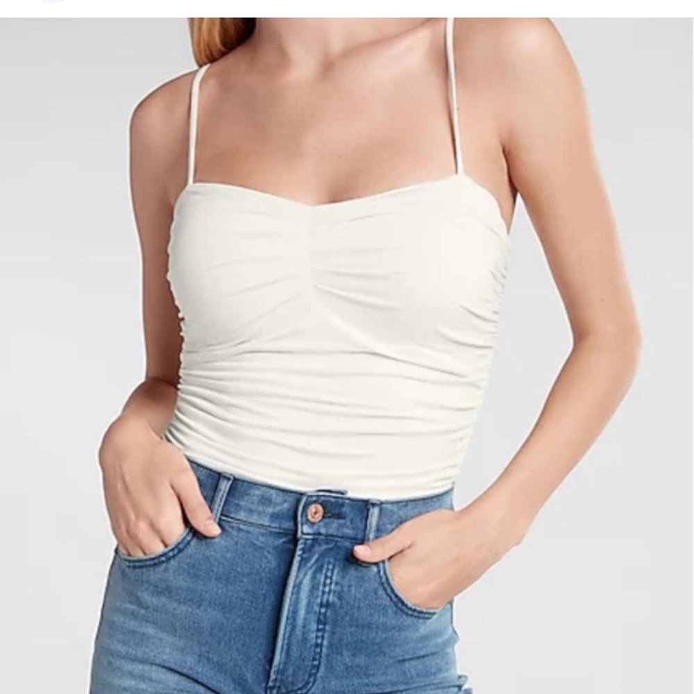 Express Ruched Body Contour Bodysuit